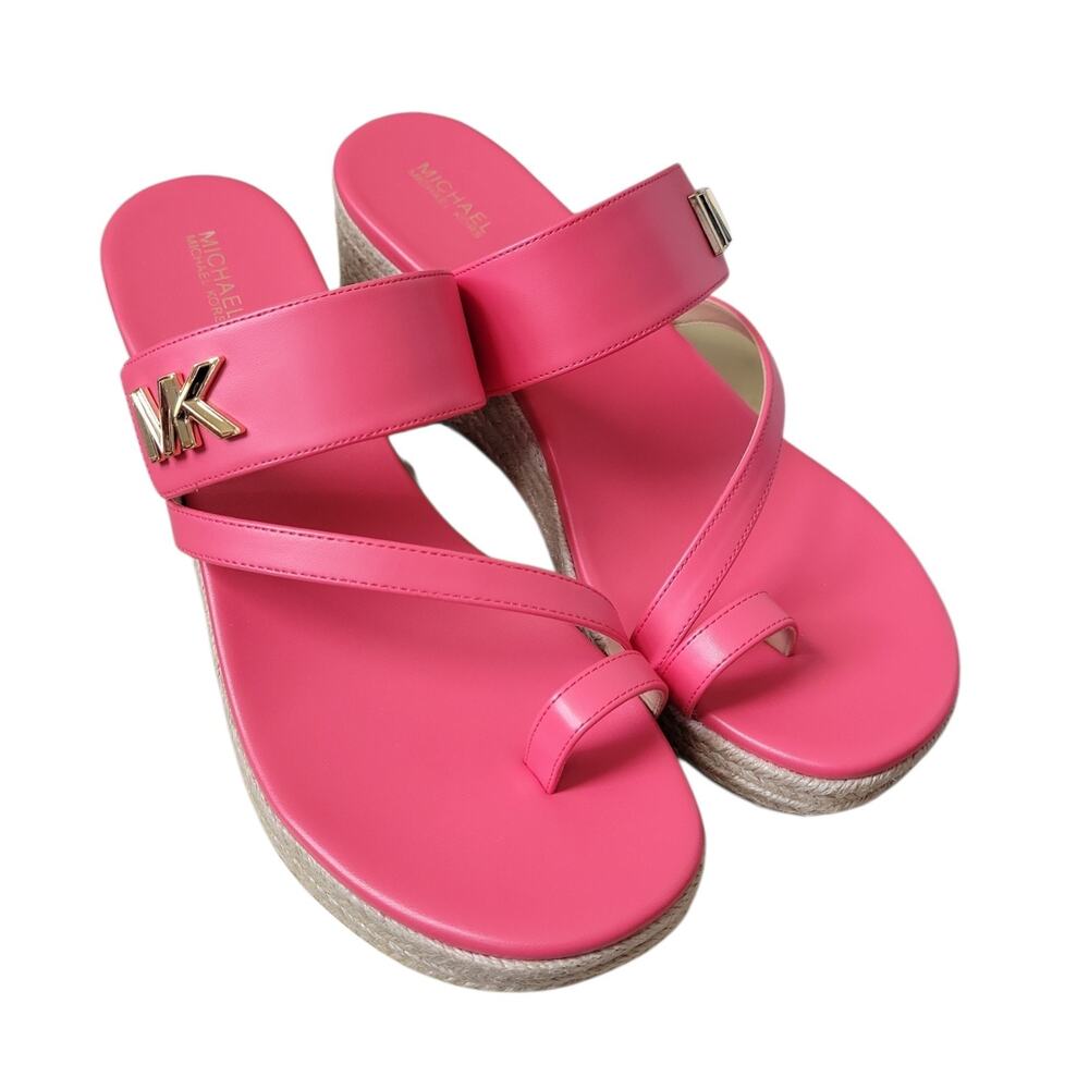 Michael Kors Jilly Mid Wedge, Geranium, US 9.5 M